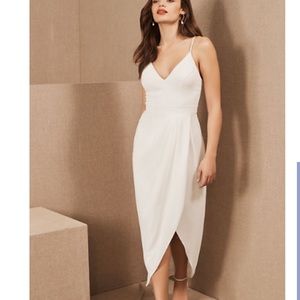 White BHLDN dress size 2. Great for reception, bridal shower or rehearsal!